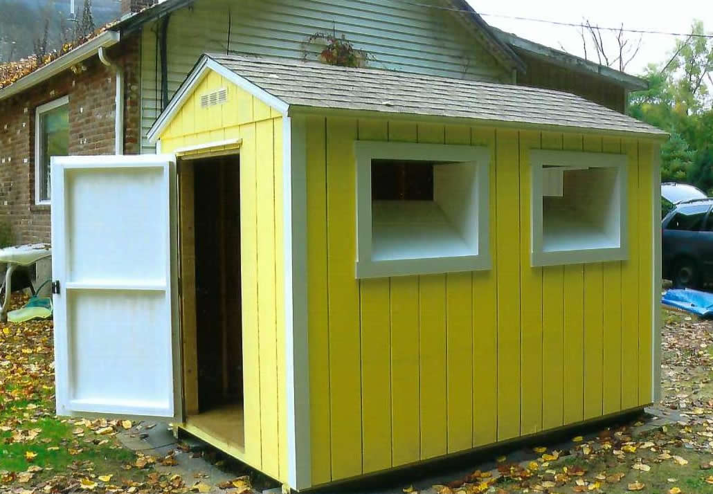 wooden used clothing donation bins